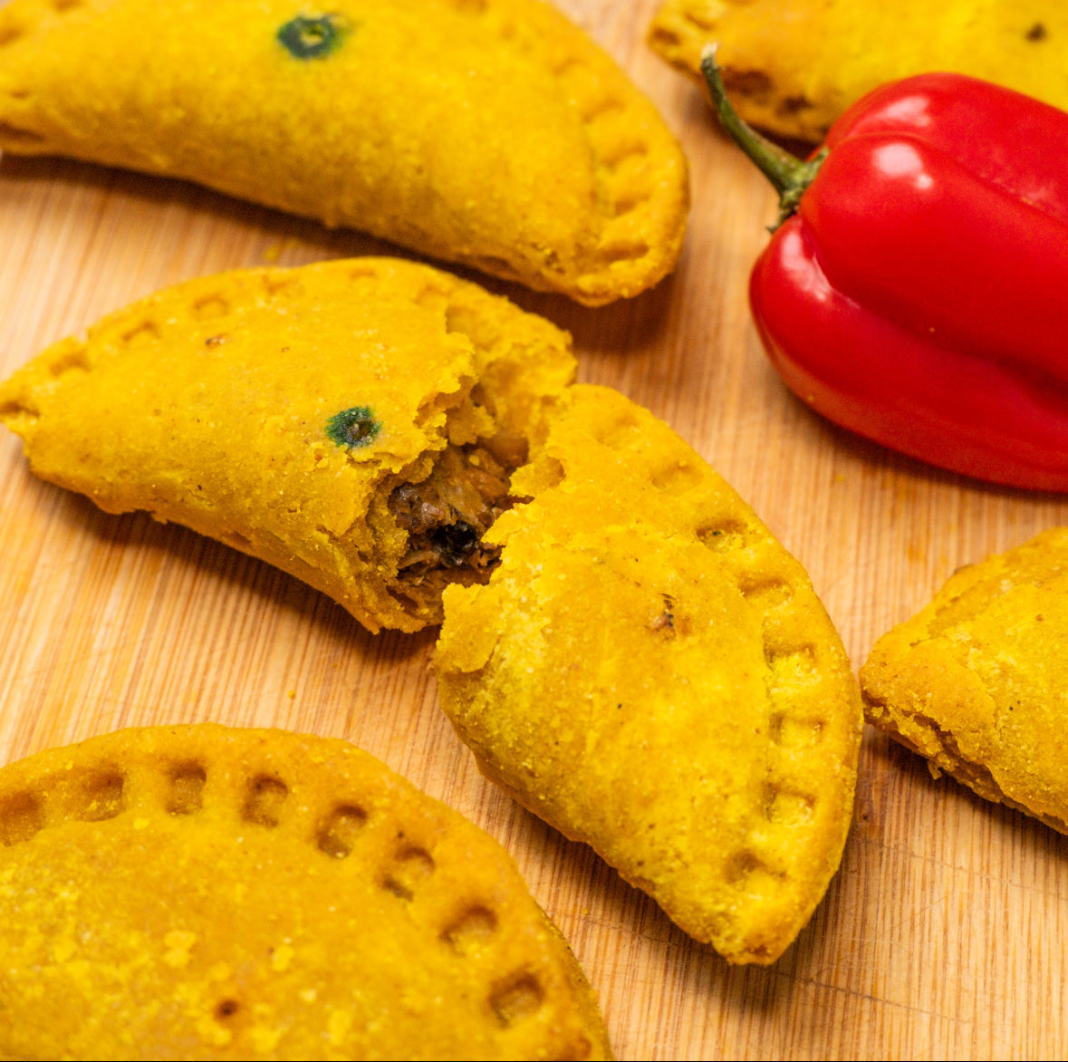 Cocktail Size Vegan Jamaican Curry Patty