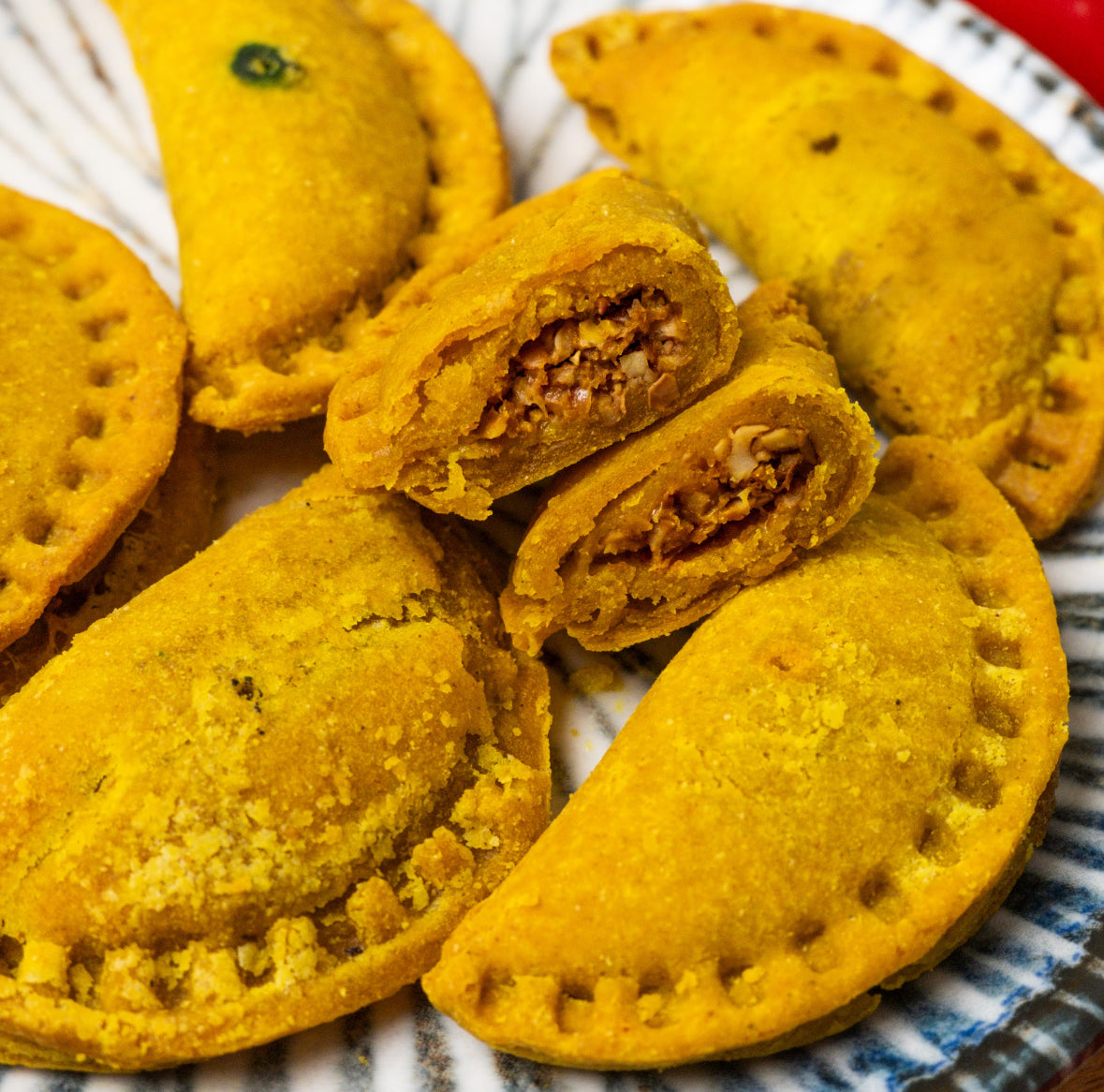 Cocktail Size Vegan Jamaican Curry Patty