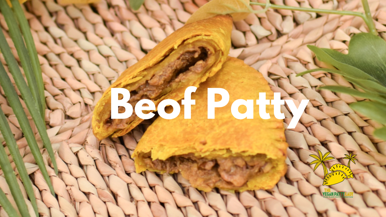 Full Size Vegan Jamaican Curry Patty