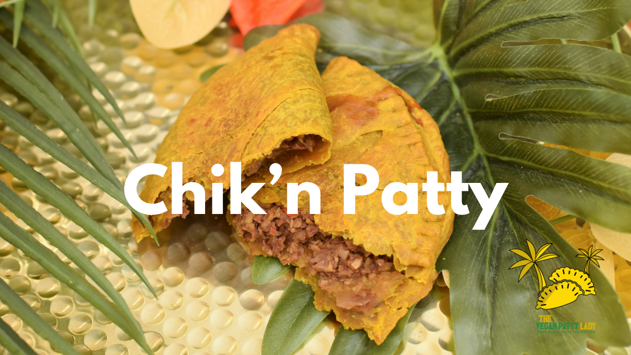 Full Size Vegan Jamaican Curry Patty