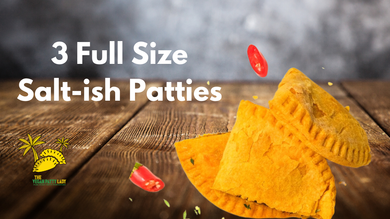 Full Size Vegan Jamaican Curry Patty
