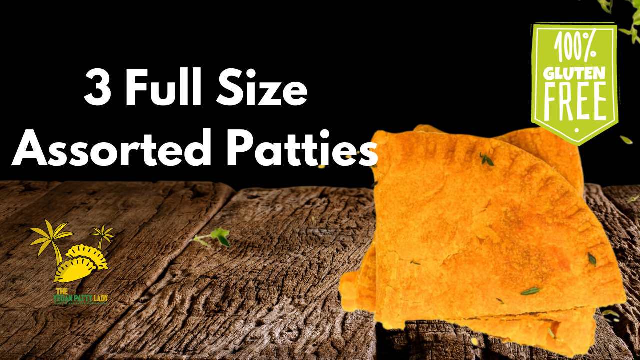 Full Size Vegan Jamaican Curry Patty